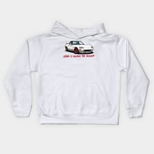 Miata Is Always The Answer Kids Hoodie